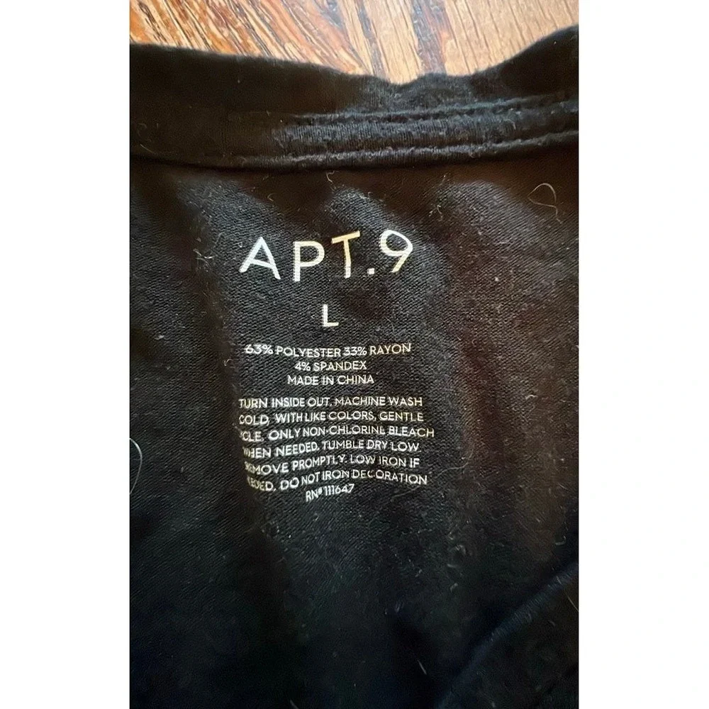 APT. 9‎ Holiday Cheers Black T-Shirt